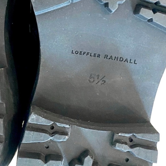 NWT -Loeffler Randall Bridget Chelsea Combat Boots Black Patent Leather Size 5.5 - Picture 13 of 15